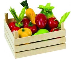 Goki Kistje Met Fruit En Groenten 10-delig