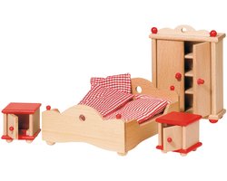 Goki Poppenhuis Meubeltjes Slaapkamer