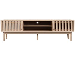Golaro TV Meubel - Design - TV Dressoir - TV Kast - Modern - Hout/Bruin - TV Kastje - TV Standaard - 2 Deurs - 150x40x48 CM