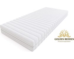 Golden Bedden - DeLuxe koudschuim matras - 90x200x14 Ledikant Matras - Goedkoop