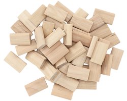 Golden crown - Beuken Domino Tenon Houten Pluggen - 50 Stuks - Houtbewerking Accessoire - 8x40mm - Plug Pins - Perfect voor meubels verbinden - Voor fra...