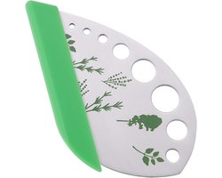 Golden crown - Blad Kruidenstripper - Roestvrijstalen Keukengereedschap - 9 Gaten - Voor Kruiden en Groenten - Efficiënt en Tijdbesparend - Geschikt v
