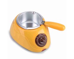 Golden crown - Chocolade smeltkroes - Snoepsmeltmachine - Professionele kwaliteit - Geel - Keukengereedschap - Voor chocolade en kaas - Ideaal voor do
