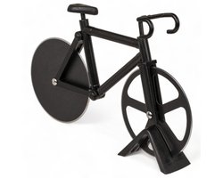 Golden crown - Grappige pizzasnijder - Pizzasnijder met roestvrijstalen snijrollen - Fiets model - Kunststof handvat - Geschikt voor pizza liefhebbers