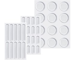 Golden crown - Transparante Rubberen Voeten - Zelfklevende Bumper - Trillingsdemping - 38 stuks - Antislip Pads - Geschikt voor Meubels - Siliconen