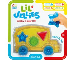 Goliath Lil’ Jellies Jelly Bus – Speelgoedvoertuig – Speelgoedauto – Educatief speelgoed – Sensorisch speelgoed - Speelgoed baby – Speelgoedbus – Zachte blokken – BPA vrij – Pijnvrije ervaring – vanaf 6 maanden – Makkelijk schoon te maken