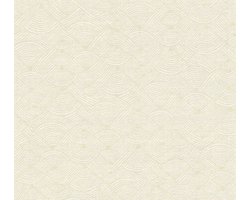 GOLVEN BEHANG | Grafisch - beige wit - A.S. Création Nara