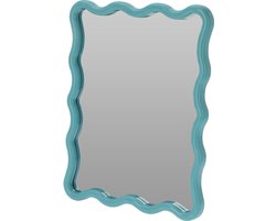 Golvende Spiegel - 30x38cm - Blauw
