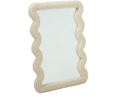 Golvende Spiegel Teddy - 30x40cm - Wit