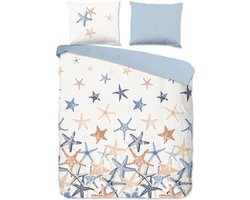 Good Morning Antibes Dekbedovertrek - Tweepersoons - 200x200/220 cm - Blauw