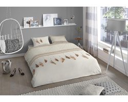 Good Morning Dasher Dekbedovertrek - Tweepersoons - 200x200/220 cm - Grijs