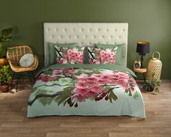 Good Morning dekbedovertrek bloemen - Lits jumeaux 240x200/220 cm - Multi - 100% Katoen renforce