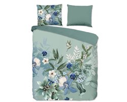 Good Morning Farren Dekbedovertrek - Tweepersoons - 200x200/220 cm - Groen