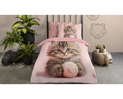 Good Morning Kinderdekbedovertrek Chat - 140x200/220 cm