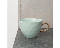 Good morning mok met gouden oortje kleur Groen UNC 2 stuks