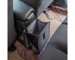 Goodivery ® Auto-prullenbak, multifunctionele draagbare auto-prullenbak, waterdichte lekvrije hangende opvouwbare vuilnisbak, Oxford-stof, interieuraccessoires voor SUV, vrachtwagen (27,5x14,5x27,5CM)