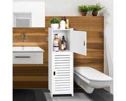 Goodivery® - Badkamermeubel - smal badkamermeubel - wit