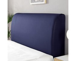 Goodivery ® Bed Hoofdbord Hoes, Stofdichte Stretch Bed Hoofdbord Hoes, Achterbescherming, All-Inclusive Slipcover, Blauw 180 cm voor (170-190 cm Hoofdbord)