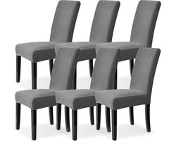 Goodivery ® Dubest Chair Covers, Set of 6, Stretch Covers for Swing Chairs, Dining Room Chairs, Chairs, Protecting Chair Covers, Decorative Bi-Elastic Cover for Hotel, Wedding, Banquet, Kitchen, Restaurant,