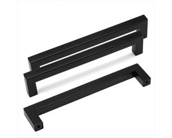 Goodivery ® Elegante Set van 5 Zwarte Meubelgrepen voor Diverse Toepassingen