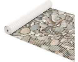 Goodivery ® Grijze Antislip Badmat van Zacht Schuim - 130 x 400 cm - Badkamer, Keuken en Meer