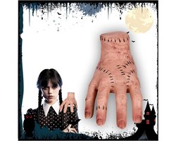 Goodivery® - Halloween Props - Woensdag Hand Halloween Decoratie - Griezelige ijskoude handen Realistisch - Latex handpalm met littekens - Halloween handspeeltje Horror rekwisieten Halloween Cosplay
