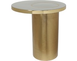 Goodivery ® Handgemaakte Art Deco Bijzettafel in Olijf/Goud - Duurzaam IJzer - Stijlvol Voor Woonkamer en Slaapkamer