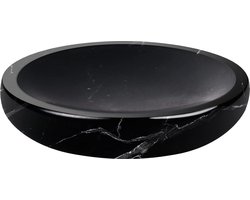 Goodivery ® Handgemaakte Zwarte Marmeren Zeepbakje voor Badkamer, Keuken of Douche