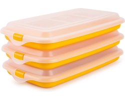 Goodivery ® Handige Voedselcontainer Set voor Efficiënte Koeling en Bewaring van Plakjes in de Koelkast