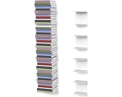 Goodivery ® Innovatieve Onzichtbare Boekenplanken Set van 4 met 8 Compartimenten tot 200 cm Hoog