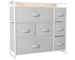 Goodivery ® Kast met 7 Stoffen Laden en Modern Ontwerp voor Slaapkamer en Woonkamer