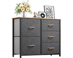 Goodivery - Ladekast - Ladenkast - Ladekasten - Dressoir - Lade - Kastje - Grijs - ‎29.97 x 85.09 x 70.61 cm