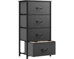 Goodivery - Ladekast - Ladenkast - Ladekasten - Kastje - Laden - Kast - Zwart - 45 x 30 x 94 cm