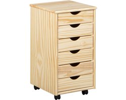 Goodivery® - Ladenkastje - Lade Kastje - Ladekasten Slaapkamer - Ladekast - 35x40x65cm - Naturel