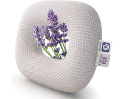 Goodivery® -Piercing kussen - Reisekissen - Reiskussen Nekkussen - Piercingkussen met Gat in het Midden voor Verlichting van Oorpijn, Inclusief 2 Hoezen Donutkussen - 32x37cm - Wit