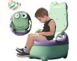 Goodivery ® Potjestrainer, toiletbril voor kinderen, kindertoilet, potjetrainer voor kinderen, voor baby's en kinderen, stabiel babypotje, kindvriendelijk design, grappige manier om peuters te oefenen
