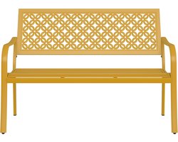 Goodivery ® Retro Stijl Tuinbank voor 2-3 Personen met Rugleuning en Armleuning