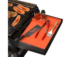 Goodivery ® Silicone Keuken- en Grill Mat voor Diverse Toepassingen met Bestekhouder