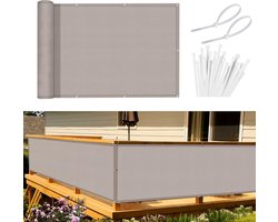 Goodivery ® Stijlvolle Balkonomheining voor Privacy en Bescherming, 90 x 800 cm