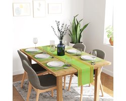 Goodivery ® Stijlvolle Eettafelset met 6 Placemats en 1 Tafelloper in Moderne Kleuren