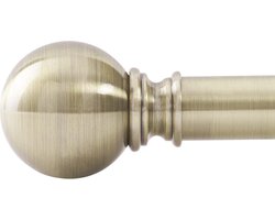 Goodivery ® Stijlvolle Uitschuifbare Gordijnstang met Ronde Eindstukken voor Diverse Gordijnen