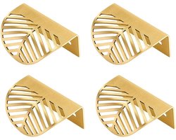Goodivery ® Stijlvolle Verzonken Meubelgrepen in Goudkleur, Set van 4