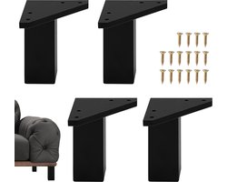 Goodivery ® Stijlvolle Vierkante Meubelverhogers van 10 cm voor Diverse Meubelstukken