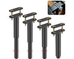 Goodivery ® Verstelbare Stevige Meubelpoten van Metaal voor Bedden, Kasten en Sofa's in Hoogte Verstelbaar