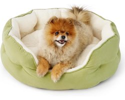 Goodivery ® Wasbaar kattenbed, slaapstoel voor katten of kleine honden - Lichtgroen 63 x 53 x 20 cm