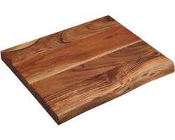 Goodivery® - Wooden Chopping Boards - Snij- en hakplank - materiaal: acaciahout - afmetingen: 48 x 40 x 4 cm - kleur: bruin - naturel