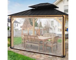 Goodivery ® - Zeil - Zwaar, transparant zeildoek - Bescherming voor kamperen in de tuin - 300x400cm