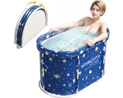 Goodivery® - Zitbad voor douche - Zitbad - Badkuip- Groot voetenbad voor Spa en voetmassage -Plastic voetenbad voor pedicure - Past voor alle maten - 94x55x56cm - Blauw