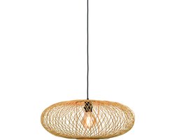 GOOD&MOJO Hanglamp Cango - Bamboe - Ø60cm - Scandinavisch,Bohemian - Hanglampen Eetkamer, Slaapkamer, Woonkamer