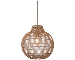 GOOD&MOJO Hanglamp Mendoza - Naturel - Ø35cm - Bohemian - Hanglampen Eetkamer, Slaapkamer, Woonkamer